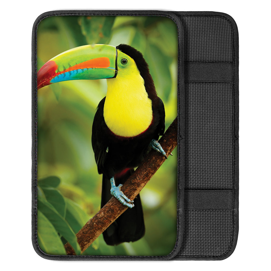 Keel-Billed Toucan Print Car Center Console Cover