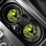 Keel-Billed Toucan Print Car Coasters