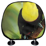 Keel-Billed Toucan Print Car Headrest Covers