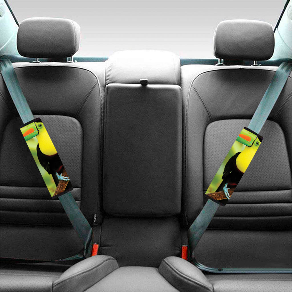 Keel-Billed Toucan Print Car Seat Belt Covers