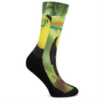 Keel-Billed Toucan Print Crew Socks