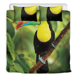 Keel-Billed Toucan Print Duvet Cover Bedding Set