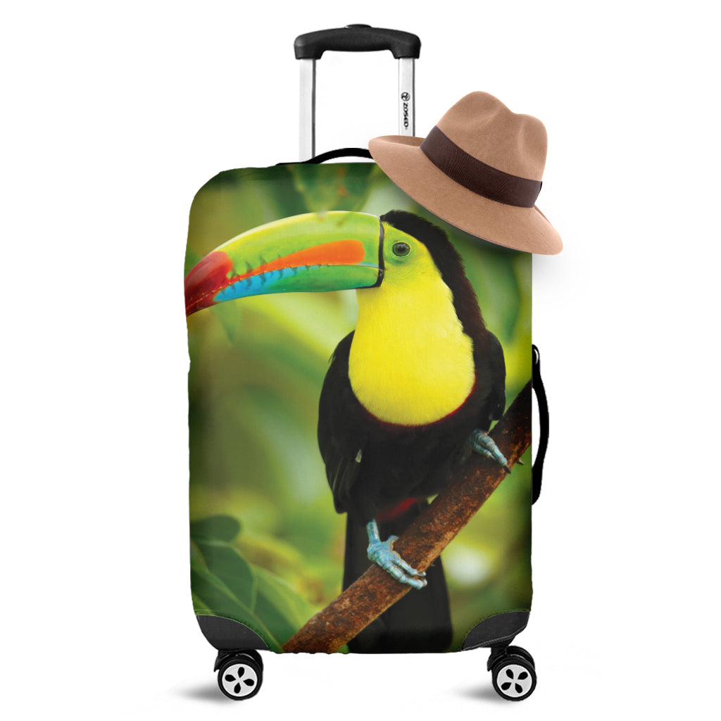 Keel-Billed Toucan Print Luggage Cover