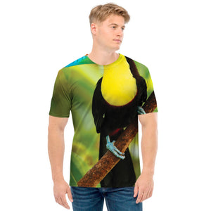 Keel-Billed Toucan Print Men's T-Shirt