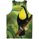 Keel-Billed Toucan Print Men's Tank Top