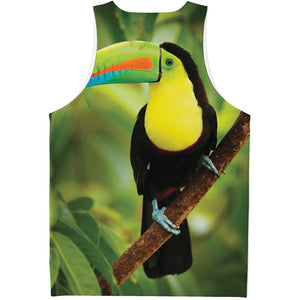 Keel-Billed Toucan Print Men's Tank Top