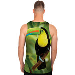 Keel-Billed Toucan Print Men's Tank Top