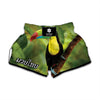 Keel-Billed Toucan Print Muay Thai Boxing Shorts