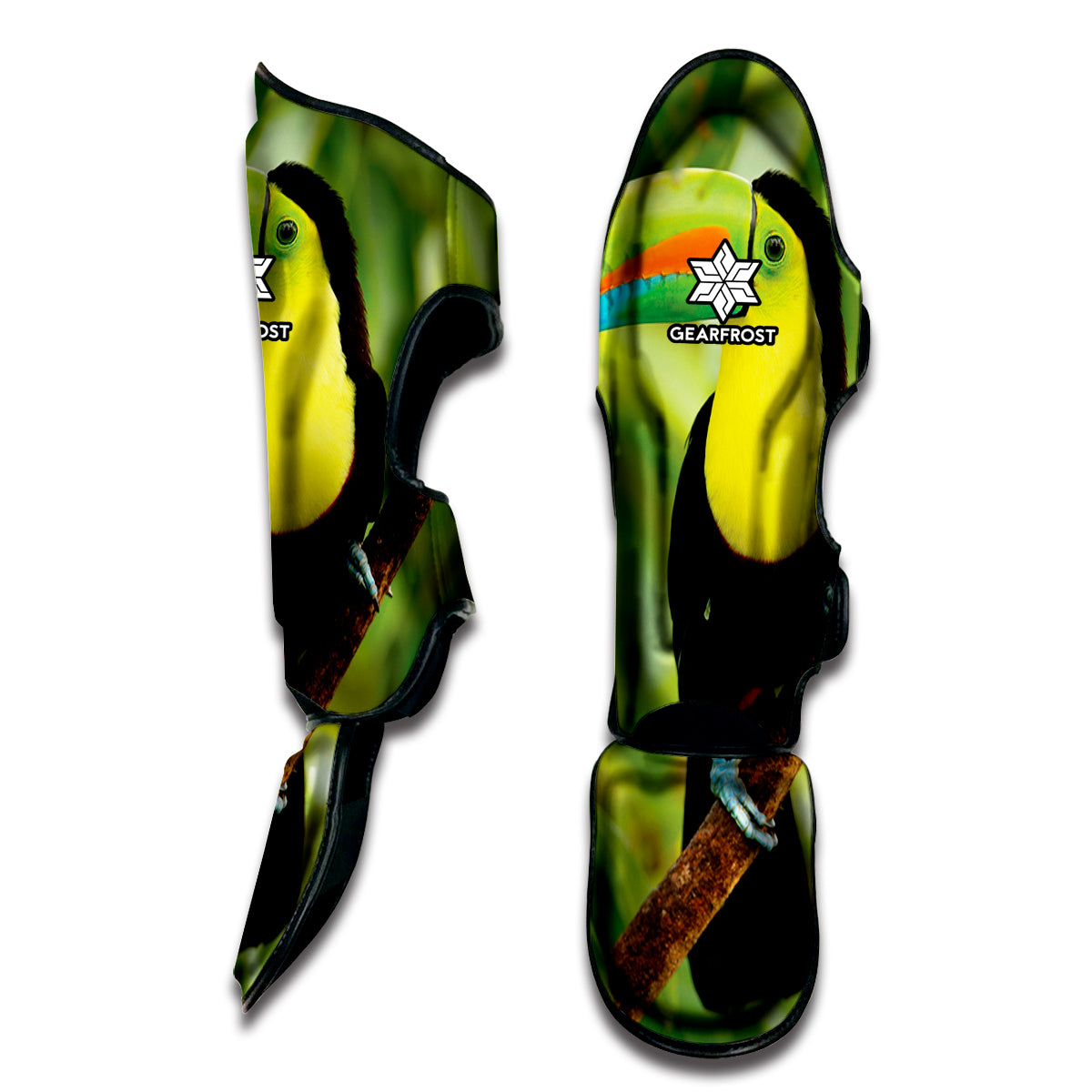 Keel-Billed Toucan Print Muay Thai Shin Guard