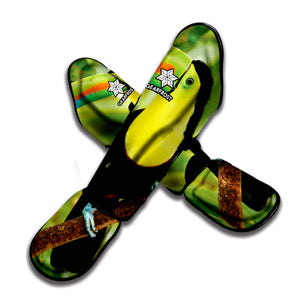 Keel-Billed Toucan Print Muay Thai Shin Guard