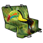 Keel-Billed Toucan Print Pet Car Back Seat Cover