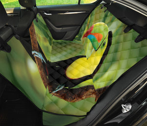 Keel-Billed Toucan Print Pet Car Back Seat Cover