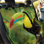 Keel-Billed Toucan Print Pet Car Back Seat Cover