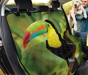 Keel-Billed Toucan Print Pet Car Back Seat Cover