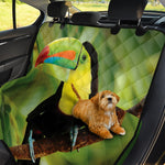 Keel-Billed Toucan Print Pet Car Back Seat Cover