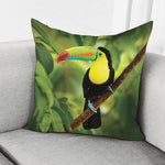 Keel-Billed Toucan Print Pillow Cover