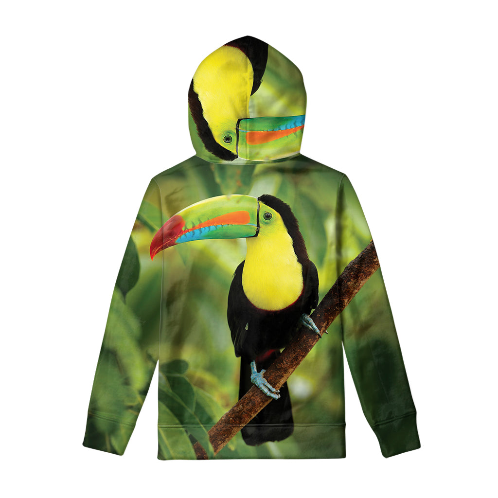 Keel-Billed Toucan Print Pullover Hoodie