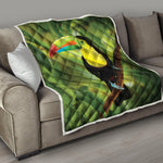 Keel-Billed Toucan Print Quilt