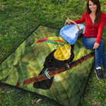Keel-Billed Toucan Print Quilt