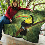 Keel-Billed Toucan Print Quilt