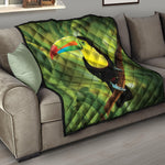 Keel-Billed Toucan Print Quilt