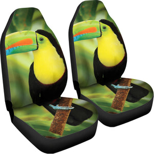 Keel-Billed Toucan Print Universal Fit Car Seat Covers