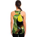 Keel-Billed Toucan Print Women's Racerback Tank Top