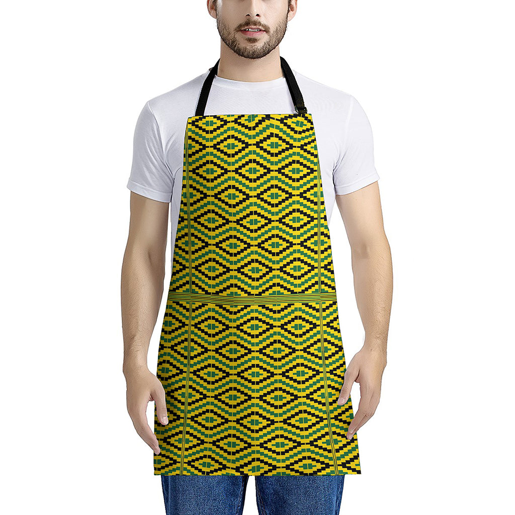 Kente African Pattern Print Apron