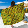Kente African Pattern Print Beach Sarong Wrap