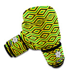 Kente African Pattern Print Boxing Gloves