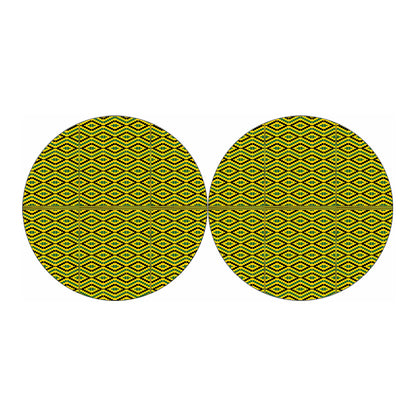 Kente African Pattern Print Car Coasters