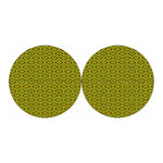 Kente African Pattern Print Car Coasters