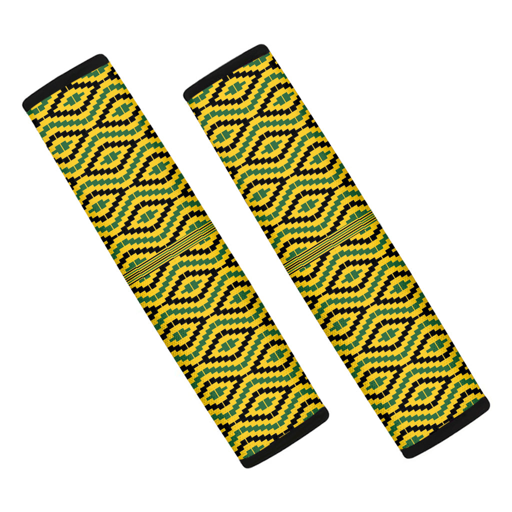 Kente African Pattern Print Car Seat Belt Covers