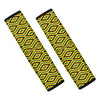 Kente African Pattern Print Car Seat Belt Covers