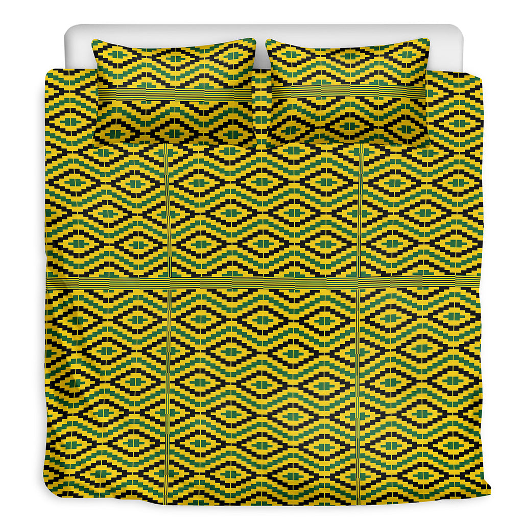 Kente African Pattern Print Duvet Cover Bedding Set