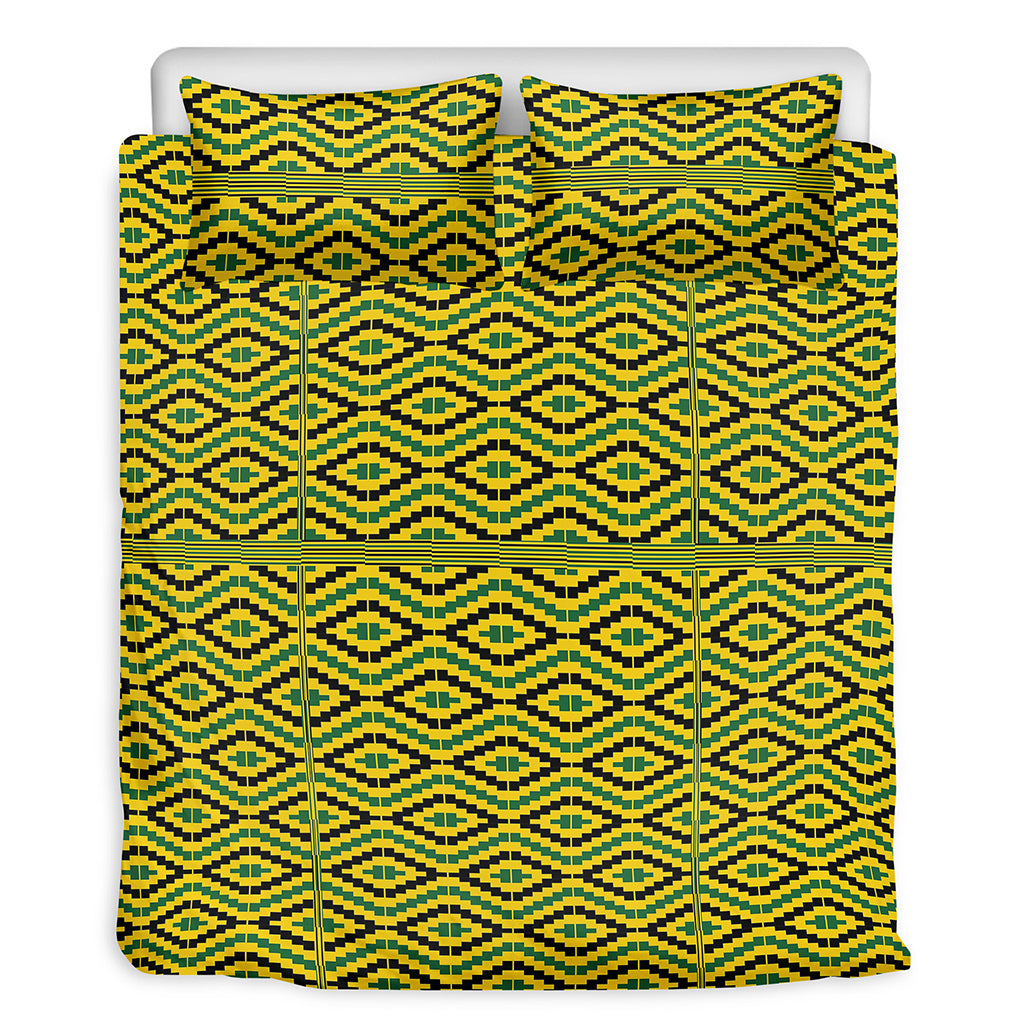 Kente African Pattern Print Duvet Cover Bedding Set
