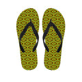 Kente African Pattern Print Flip Flops