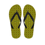 Kente African Pattern Print Flip Flops