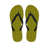 Kente African Pattern Print Flip Flops