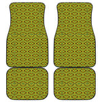 Kente African Pattern Print Front and Back Car Floor Mats