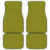 Kente African Pattern Print Front and Back Car Floor Mats