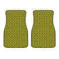 Kente African Pattern Print Front Car Floor Mats