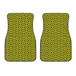 Kente African Pattern Print Front Car Floor Mats