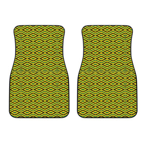 Kente African Pattern Print Front Car Floor Mats