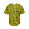 Kente African Pattern Print Men's Baseball Jersey