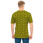 Kente African Pattern Print Men's T-Shirt