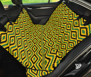 Kente African Pattern Print Pet Car Back Seat Cover