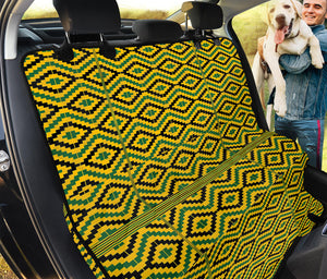 Kente African Pattern Print Pet Car Back Seat Cover