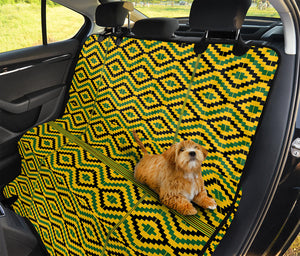 Kente African Pattern Print Pet Car Back Seat Cover