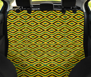 Kente African Pattern Print Pet Car Back Seat Cover